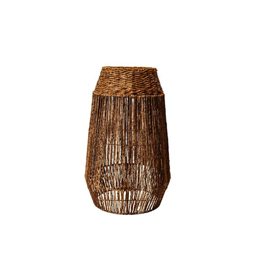 Jeron Natuurlijke Zeegraslantaarn Rond L 80x50x50 cm