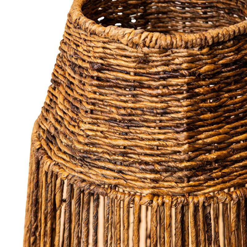 Jeron Natuurlijke Seagrass Lantaarn Rond S 60x40x40 cm