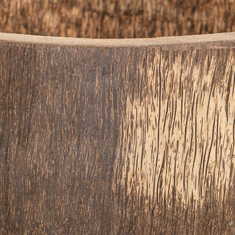 Jamez Natuurlijke Palmhout Pot Rond XS 60x50x50 cm