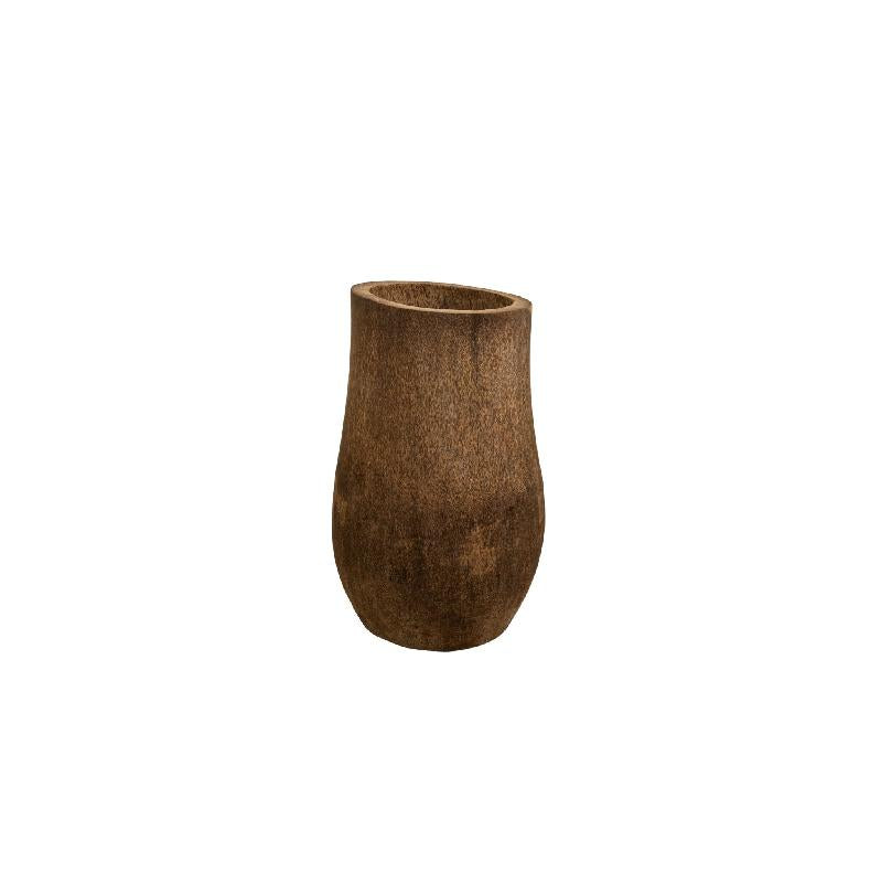 Jamez Natuurlijke Palmhout Pot Rond S 80x50x50 cm