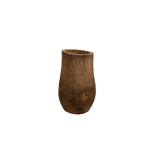 Jamez Natuurlijke Palmhout Pot Rond S 80x50x50 cm