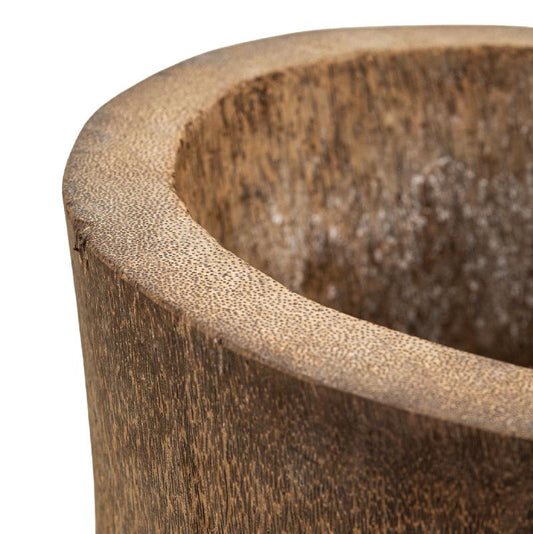 Jamez Natuurlijke Palmhout Pot Rond M 100x50x50 cm