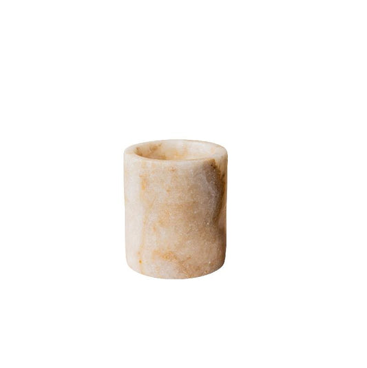 Feyza Onyx White Rond Windlicht S 10x9x9 cm