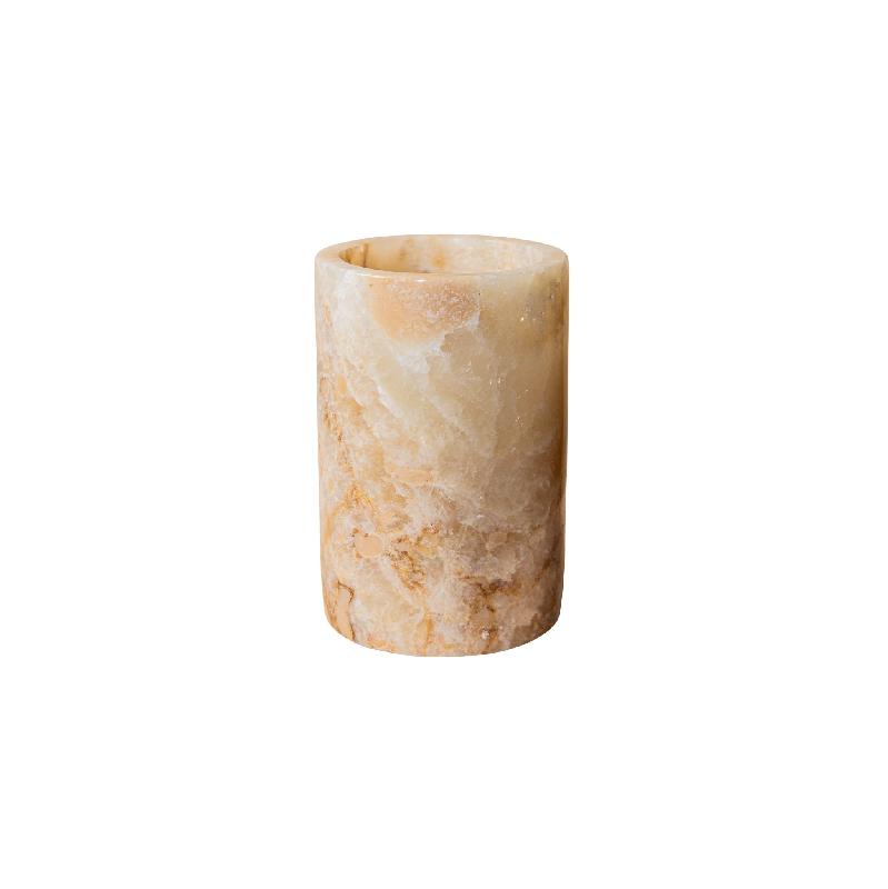 Feyza Onyx White Round Stormlight M 15x10x10 cm