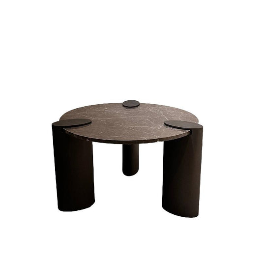 Ora Bruine Coffeetable High Marble Metal 45.5x60x60 cm