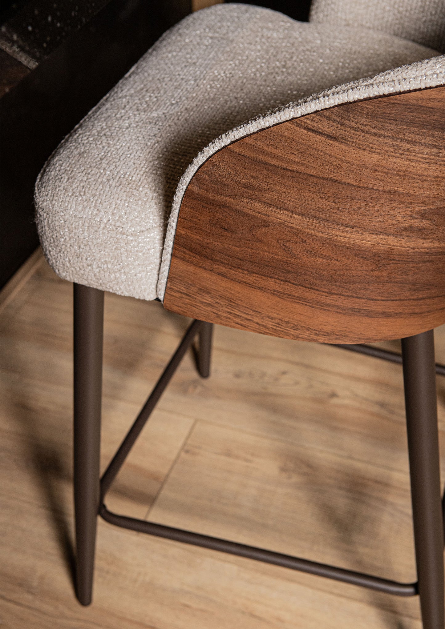 Bosca Bar Chair Legacy 15 Beige - Set van 2 Stuks 87.5x53x50 cm