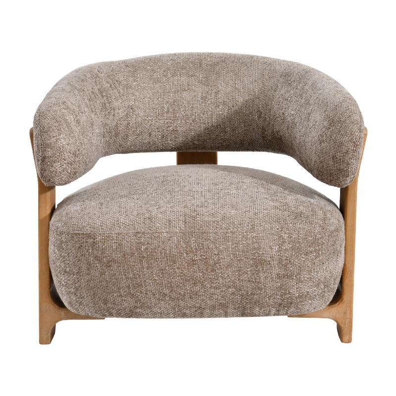 Mire Taupe Fauteuil Legacy Mink Rubber Wood 72.5x88x85 cm