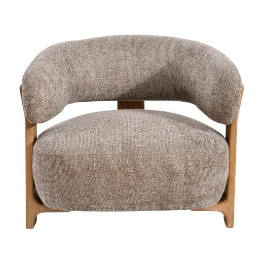 Mire Taupe Fauteuil Legacy Mink Rubber Wood 72.5x88x85 cm