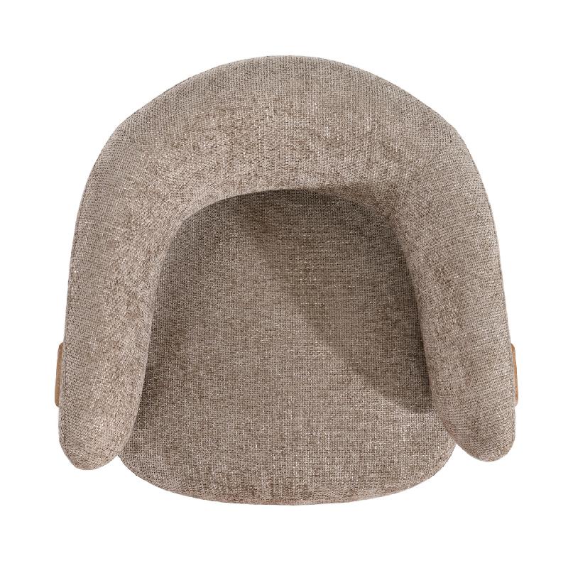Mire Taupe Fauteuil Legacy Mink Rubber Wood 72.5x88x85 cm