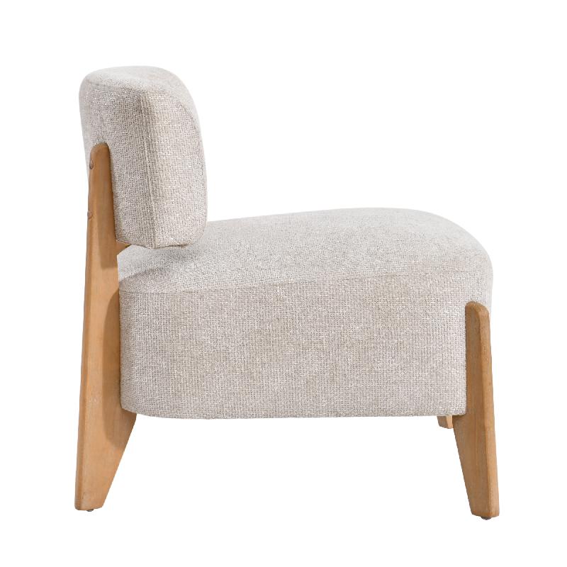 Vale Fauteuil Legacy 15 Dove Rubberhout 75x73x66.5 cm