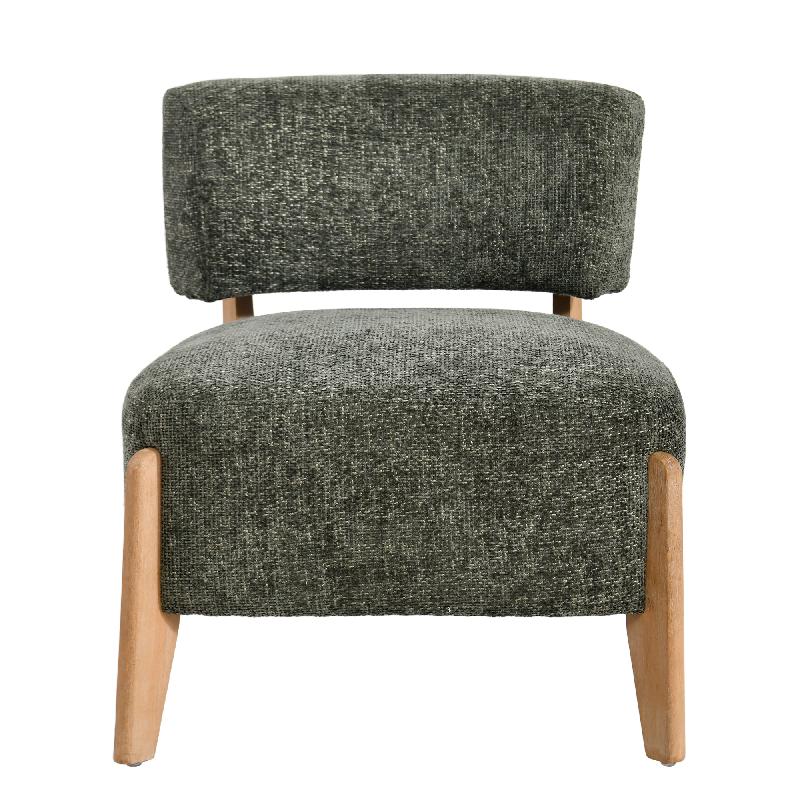 Vale Green Fauteuil Legacy 10 Olijf Rubber Wood 75x73x66.5 cm