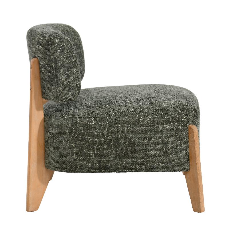 Vale Green Fauteuil Legacy 10 Olijf Rubber Wood 75x73x66.5 cm