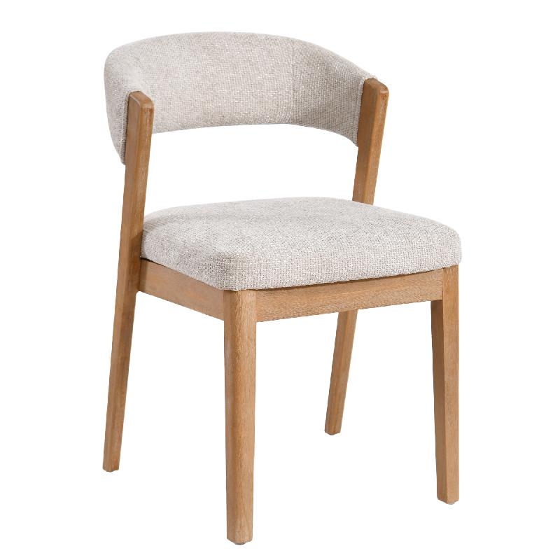 Kael Taupe Fauteuil Legacy 3 Mink Rubber Wood Set van 2 80x58x51.5 cm