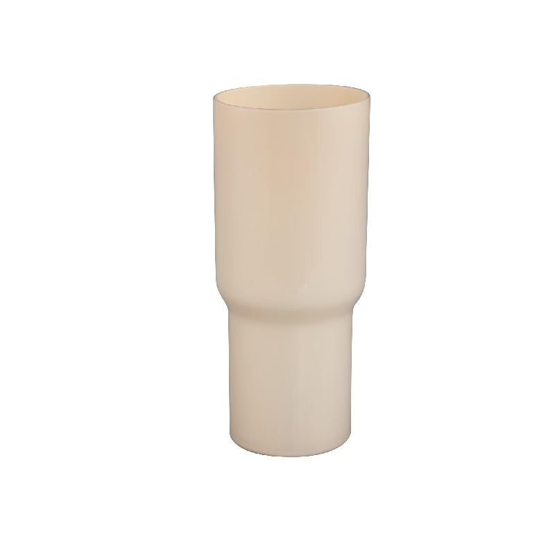 Ranzel Crème Ronde Glazen Vaas Set van 4 35x15x15 cm