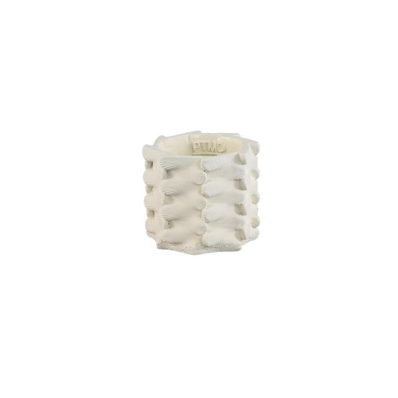 Norma Witte Cement Ronde Pot 3D Extensions Set van 12 9x12x12 cm