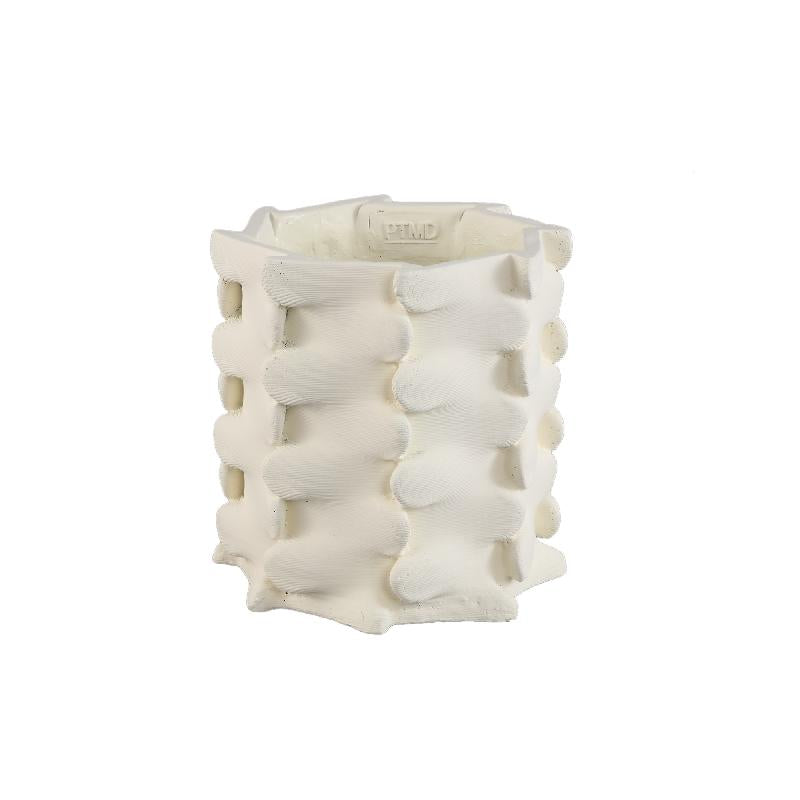 Norma Wit Cement Ronde Pot 3D Extensions Set van 4 Stuks XL 22x23x23 cm