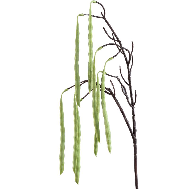 Twig Plant Groen Hangende Acacia Boon Spray - Set van 12 17x60x17 cm