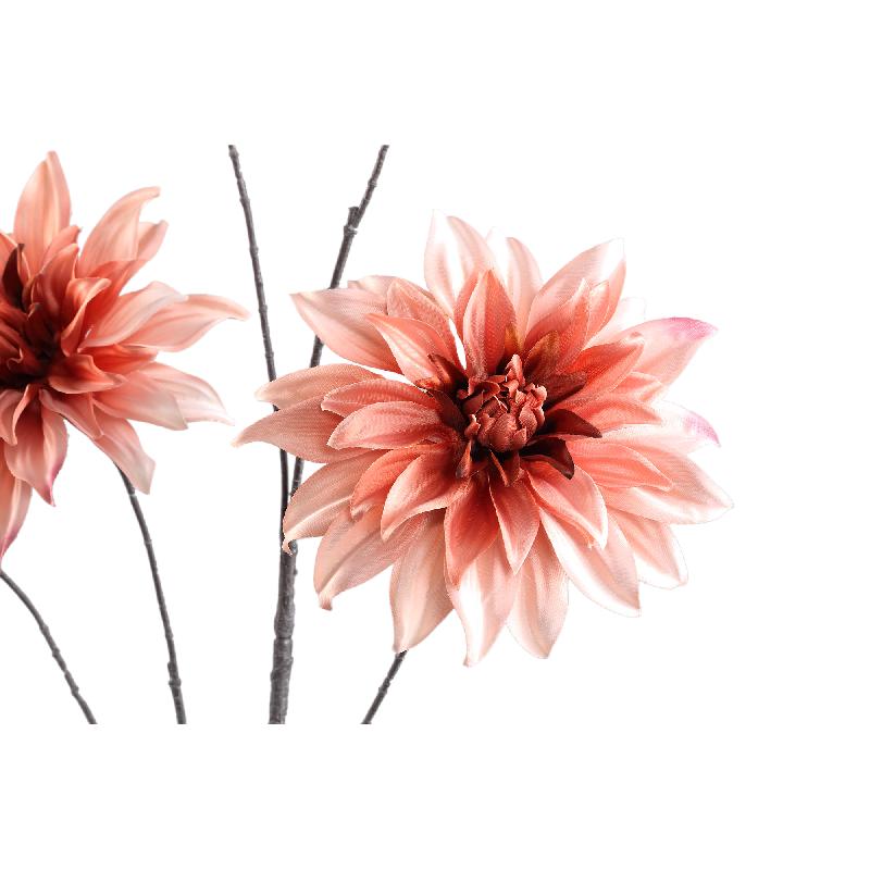Dahlia Flower Perzik Bloementak Set van 12 Stuks 34x111x34 cm