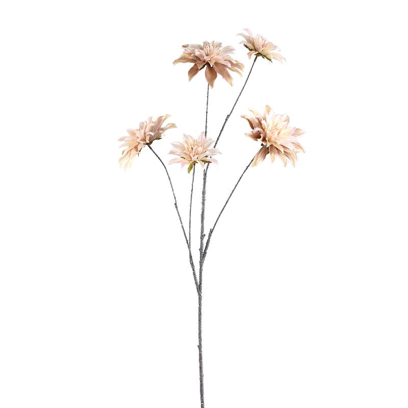 Dahlia Flower Beige Bloementak Set van 12 Stuks 34x111x34 cm