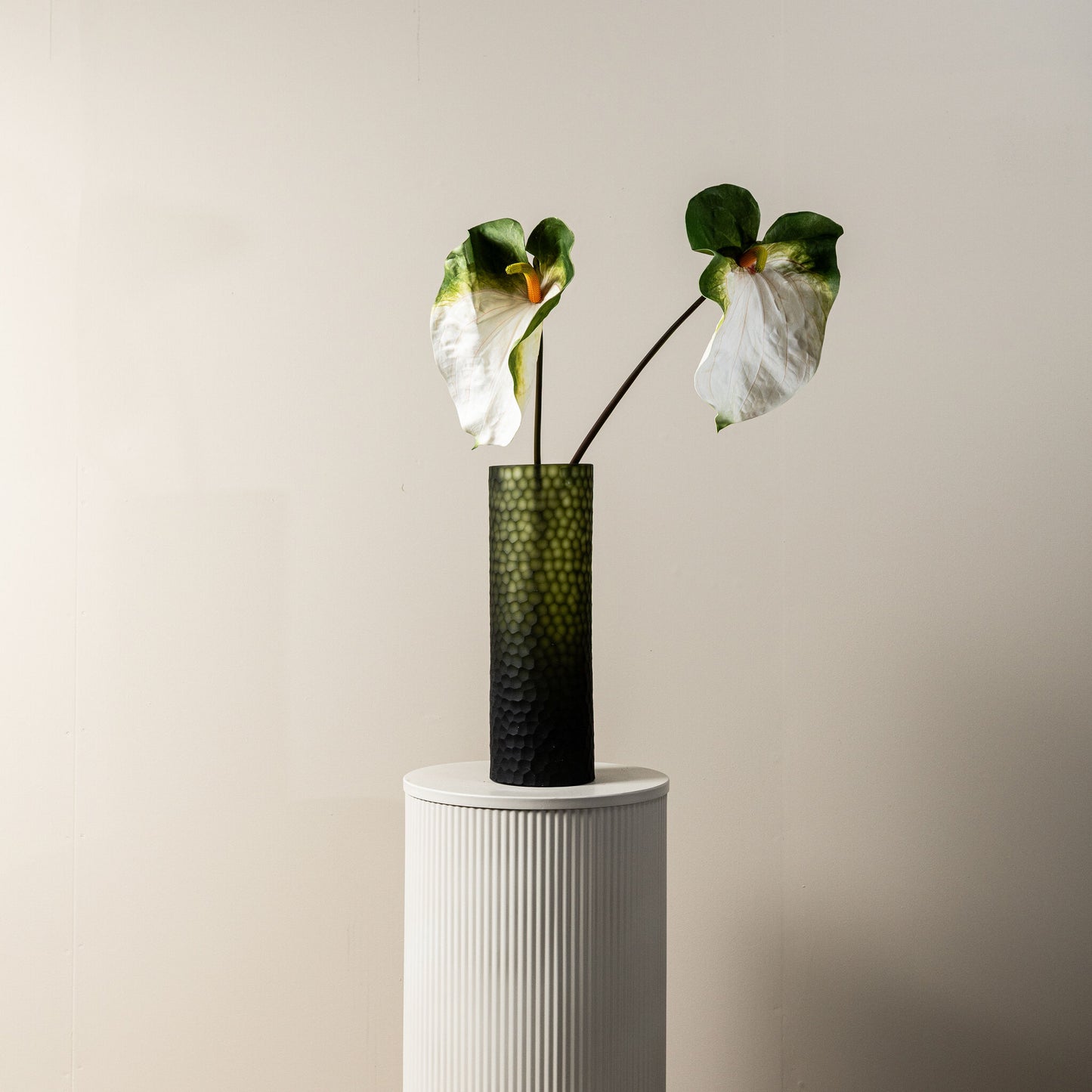 Garden Flower Witte Anthurium Bloem - Set van 12 85x24x33 cm