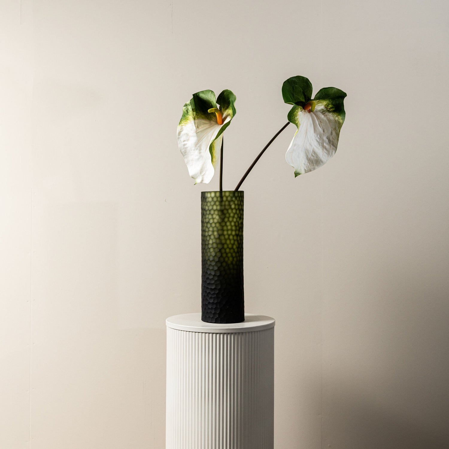 Garden Flower Witte Anthurium Bloem - Set van 12 85x24x33 cm
