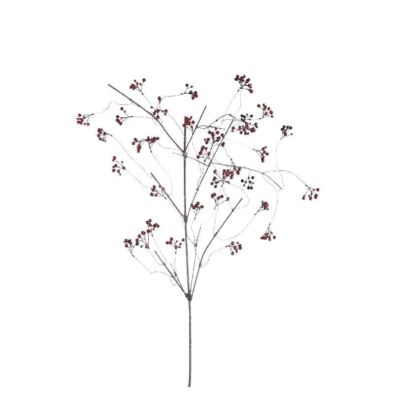 Berry Plant Donkerbruin Smilax China Spray - Set van 6 110x55x15 cm