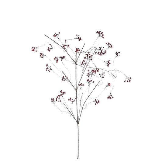 Berry Plant Donkerbruin Smilax China Spray - Set van 6 110x55x15 cm
