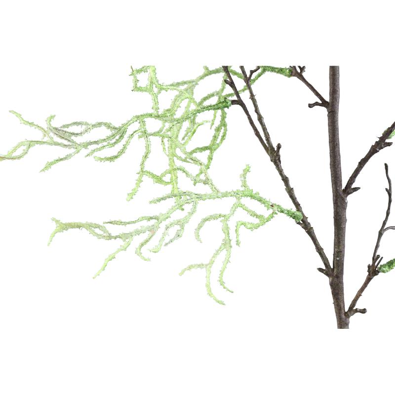 Twig Plant Mos Groen Coral Spray - Set van 12 108x38x8 cm