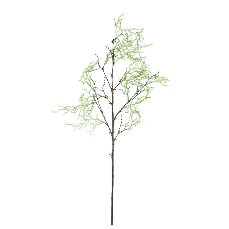 Twig Plant Mos Groen Coral Spray - Set van 12 108x38x8 cm