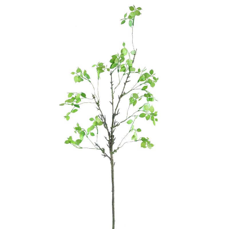 Leaves Plant Groen Kunstplant Spray Set van 6 Stuks 120x36x8 cm