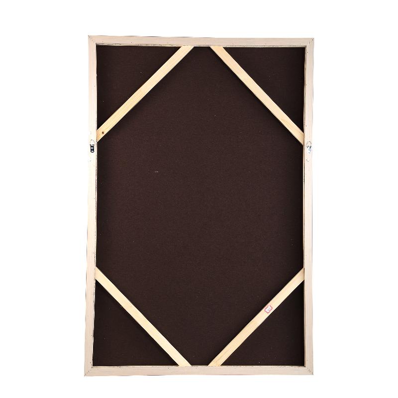 Kirti Zand Ingelijst Rechthoekig Canvas Wandpaneel Textiel 122x82x5 cm