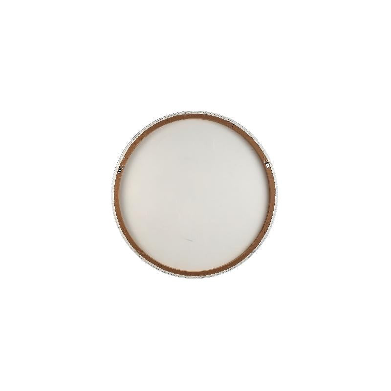 Darvel Crème Canvas Handgeschilderd Wandpaneel Ruw M 90x90x3.5 cm