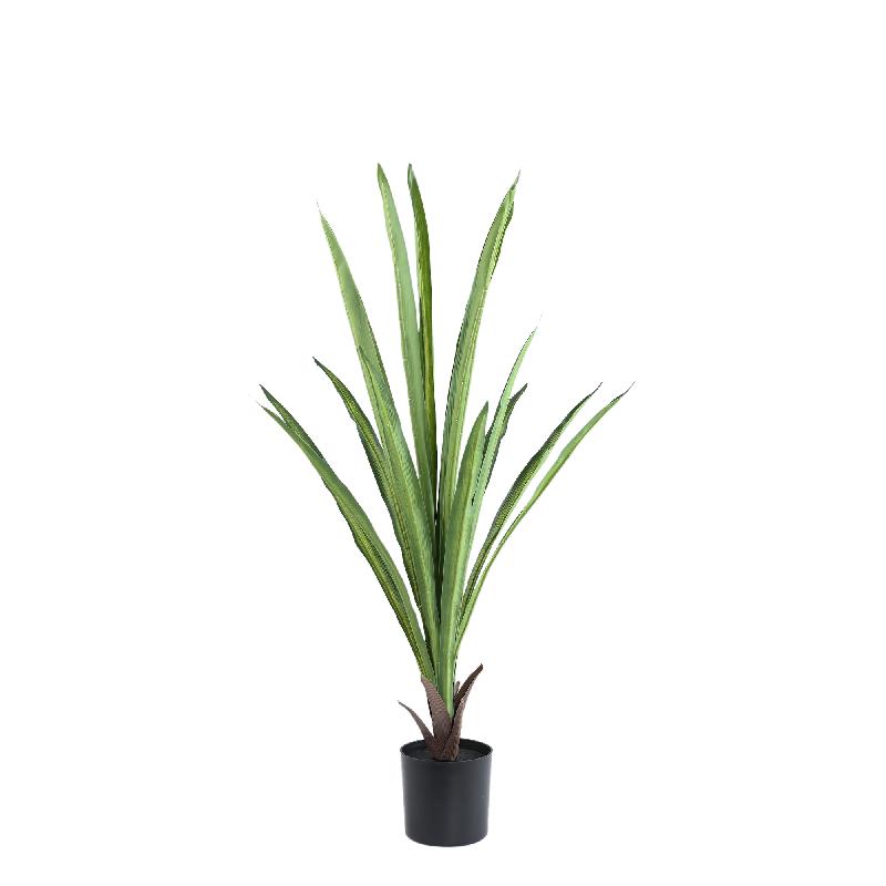 Leaves Plant Donkergroene Yucca Plant - Set van 4 Stuks 88x70x70 cm