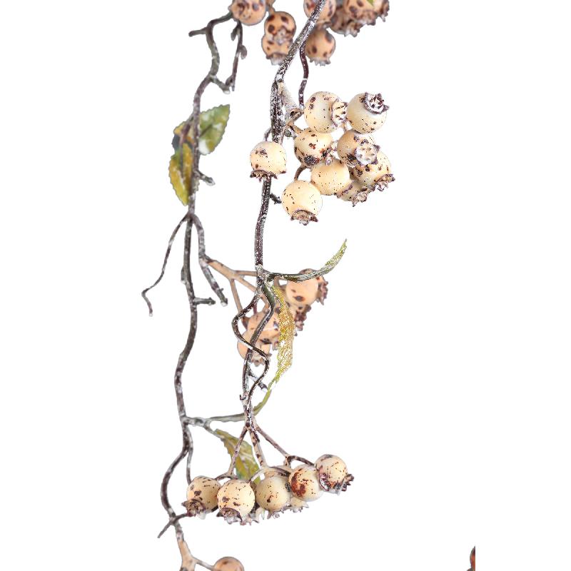 Berry Plant Rozebottel Beige - Set van 12 145x98x50 cm