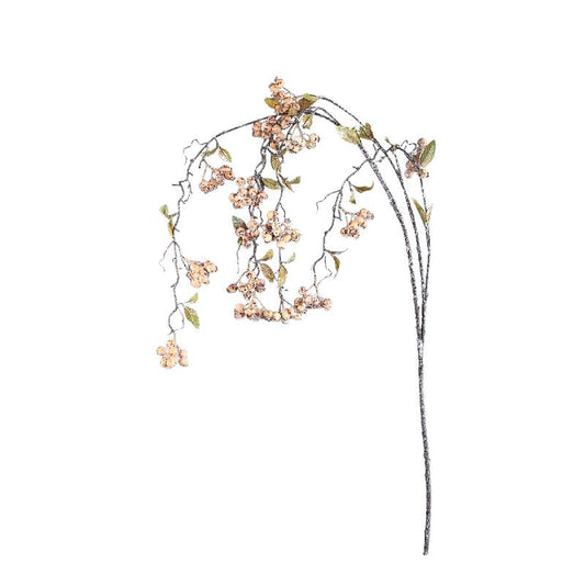 Berry Plant Rozebottel Beige - Set van 12 145x98x50 cm
