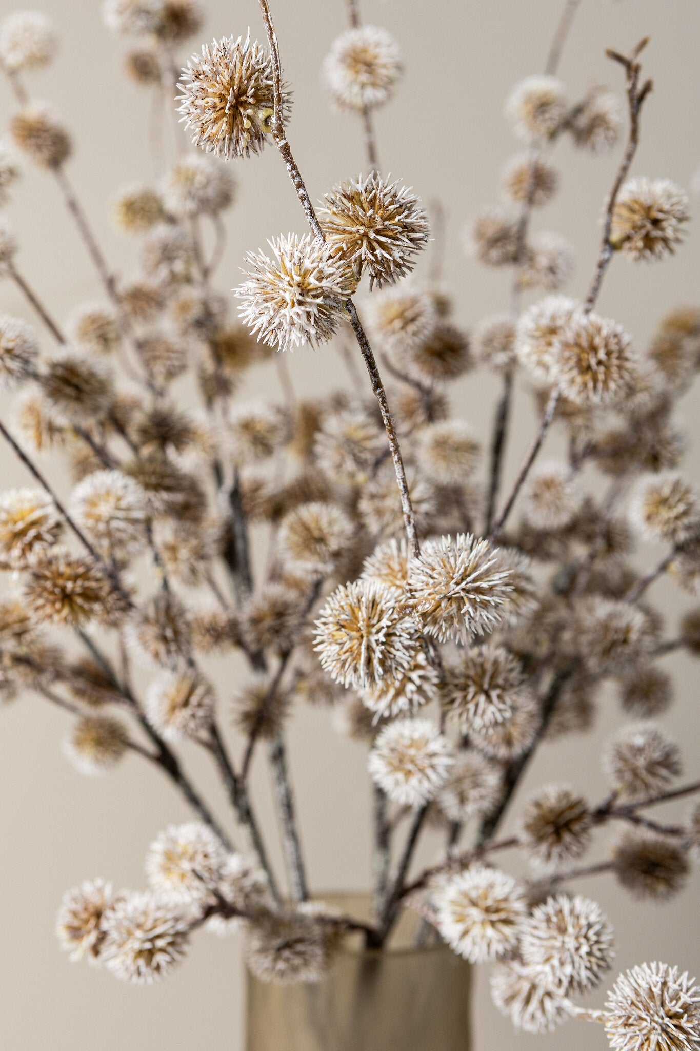 Twig Plant Lichtbruin Dennenballen Spray - Set van 12 90x44x23 cm