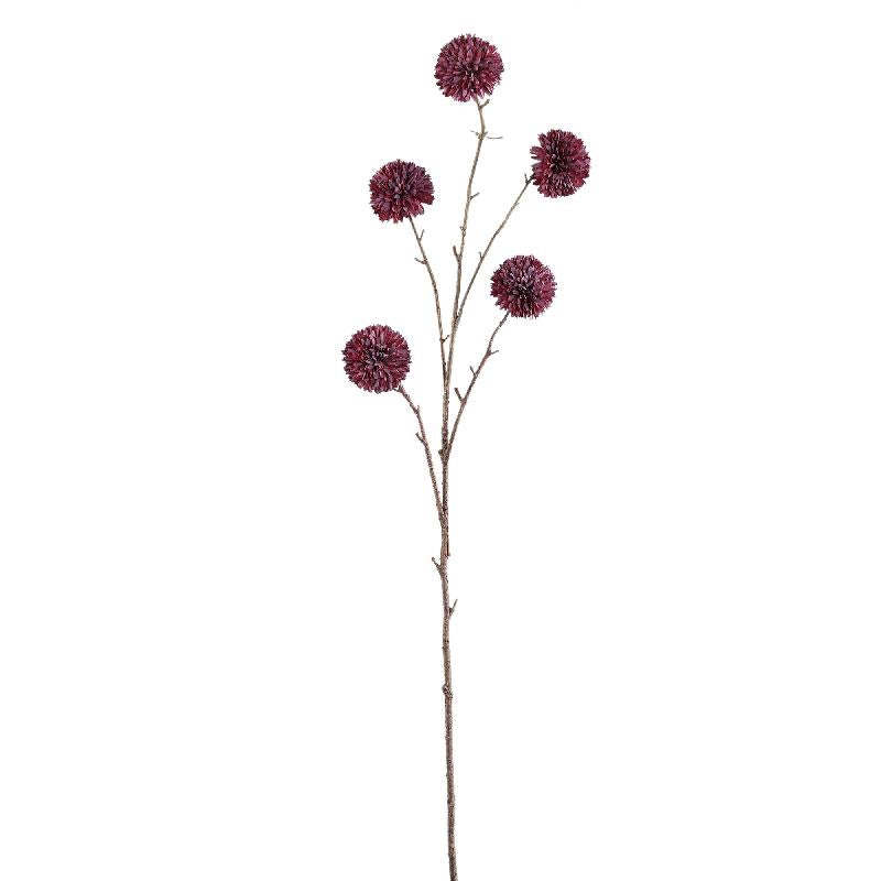 Garden Flower Rode Chrysant Bolspray - Set van 6 89x45x20 cm