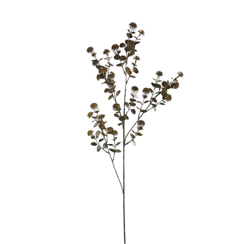Leaves Plant Groen Eucalyptus Spray Met Vruchten - Set van 12 87x50x30 cm