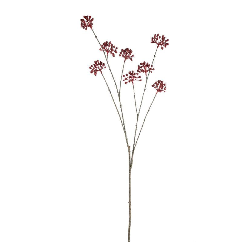 Berry Plant Bourgondische Viburnum Berry Spray - Set van 12 113x63x36 cm