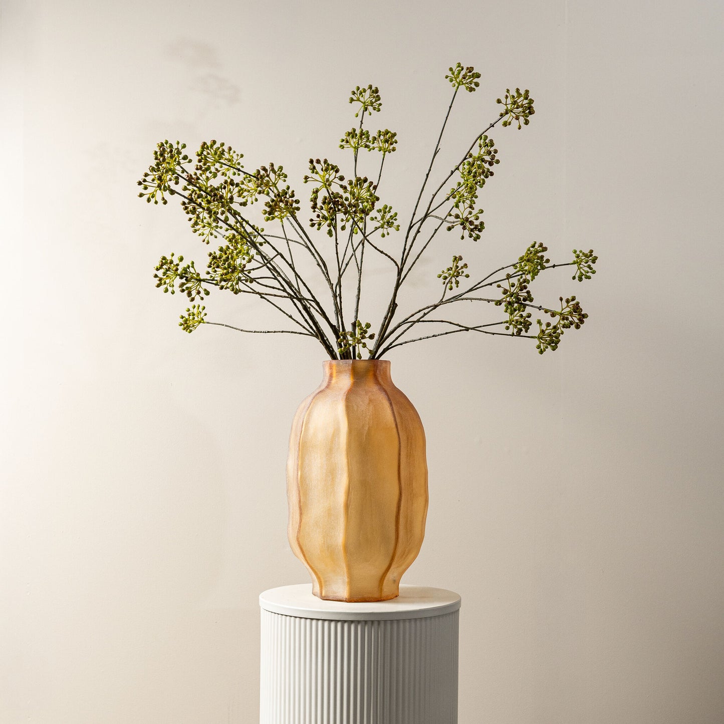 Berry Plant Donkergroen Viburnum Bessentak - Set van 12 113x63x36 cm