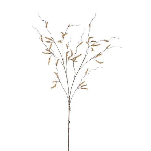 Twig Plant Lichtbruin Amaranthus Spray - Set van 6 121x62x40 cm