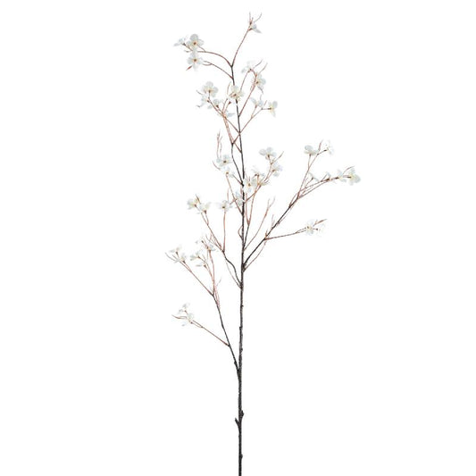 Twig Plant Cream Wild Flower Spray - Set van 12 Stuks 110x63x30 cm