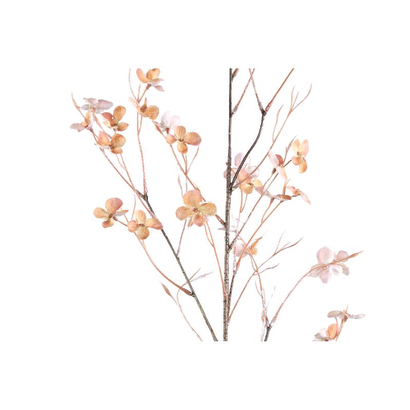 Twig Plant Licht Oranje Wildflower Spray - Set van 12 110x63x30 cm