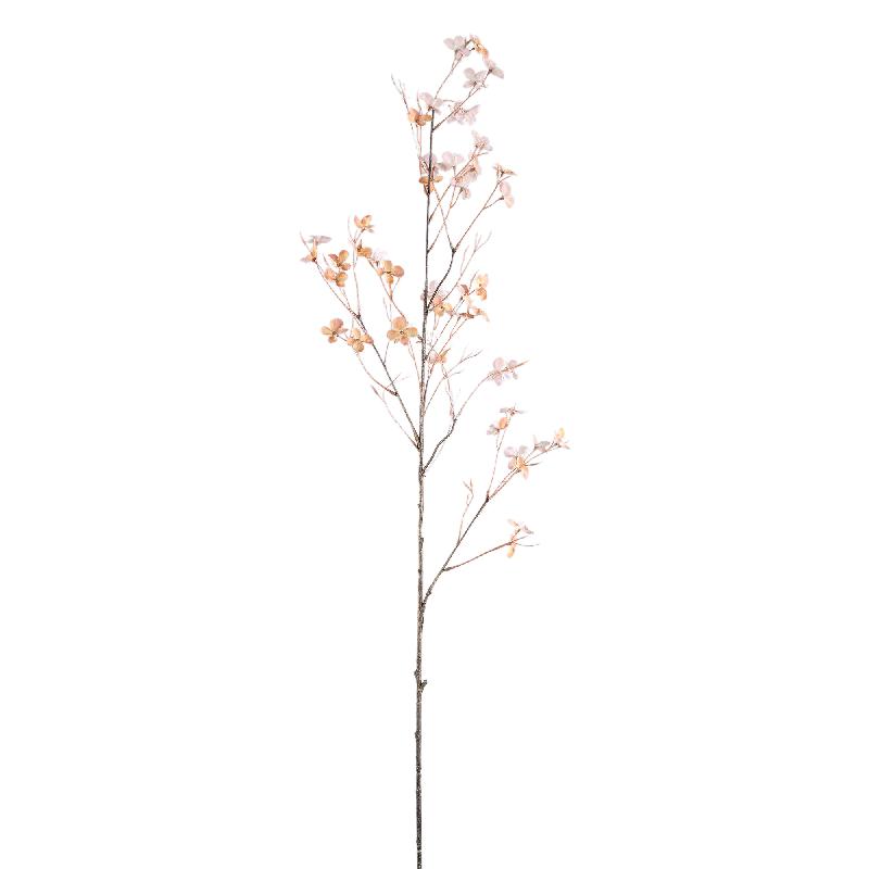 Twig Plant Licht Oranje Wildflower Spray - Set van 12 110x63x30 cm