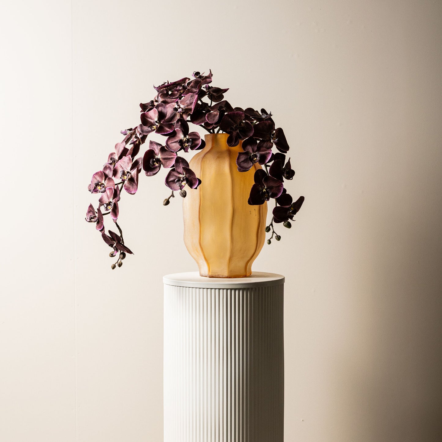 Orchid Flower Bronzen Phalaenopsis Spray - Set van 6 138x18x8 cm