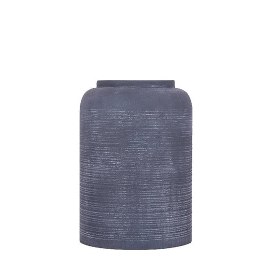 Lavada Antraciet Ijzeren Boerenpot Hoog M 43.5x30x30 cm