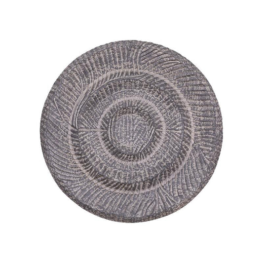 Zoelle Donkergrijs MDF Wandpaneel Carved Circle S 60x60x3.5 cm