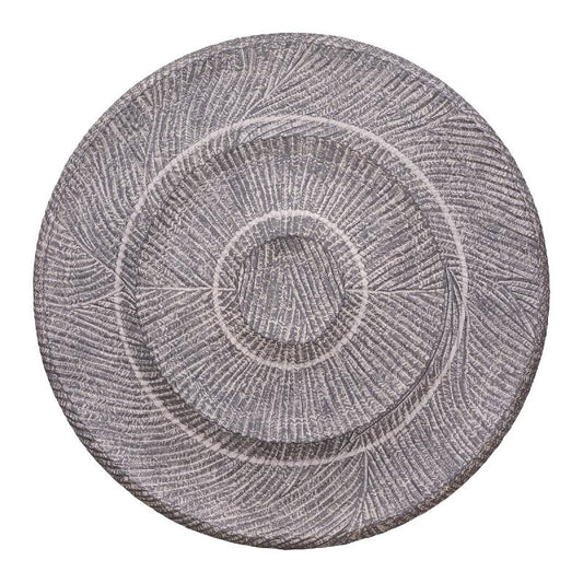 Zoelle Donkergrijs MDF Wandpaneel Gecarved Cirkel L 120x120x5 cm