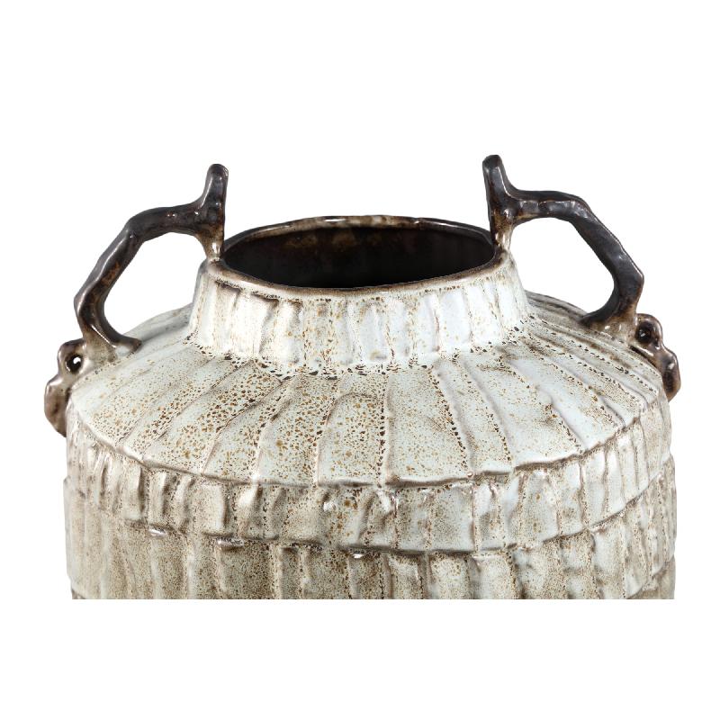 Telise Beige Keramische Decoratieve Amfora Vaas 49x34x25 cm