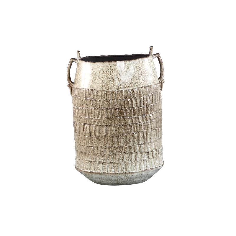 Telise Beige Keramische Decoratieve Amfora Vaas 49x34x25 cm